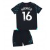 Manchester City Rodri Hernandez #16 Tredjedraktsett Barn 2023-24 Korte ermer (+ Korte bukser)